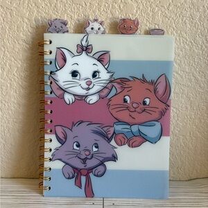 🎀Disney Aristocats Spiral Tab Journal